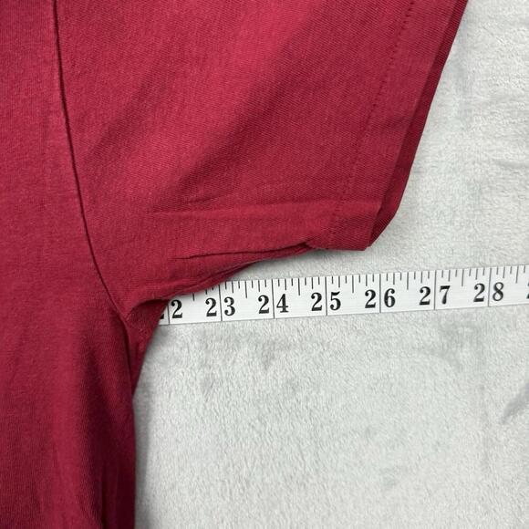 Vintage 90s Planet Hollywood Atlanta T-Shirt Made in USA 100% Cotton Red Size L - Picture 8 of 8